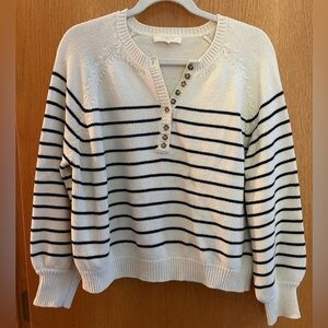 Sezane Striped Mariner Sweater